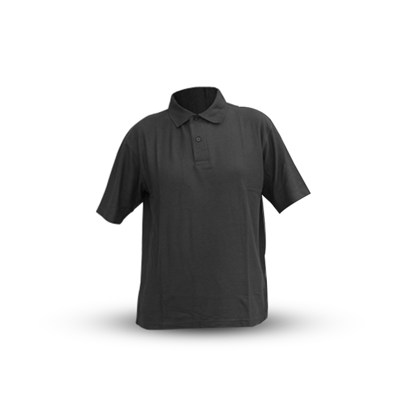 Picture of BLACK SHORT-SLEEVED POLO SHIRT
