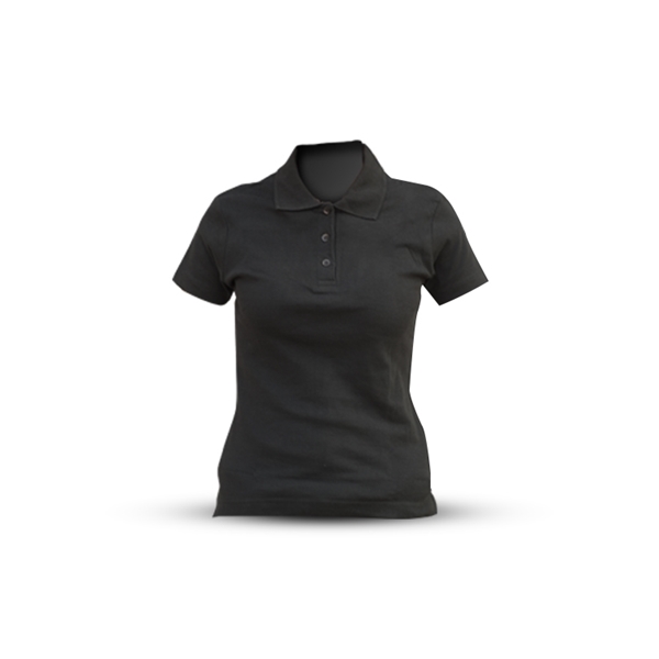 Picture of BLACK SHORT-SLEEVED POLO SHIRT