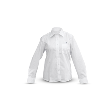 Image de CHEMISIER MANCHE LONGUE BLANC