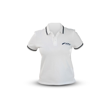 Image de POLO SLAM BLANC ET BLEU