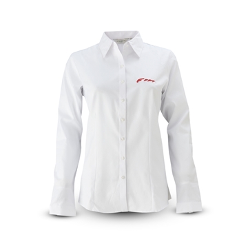 Picture of WOMEN'S LONG SLEEVE SHIRT, RED LOGO