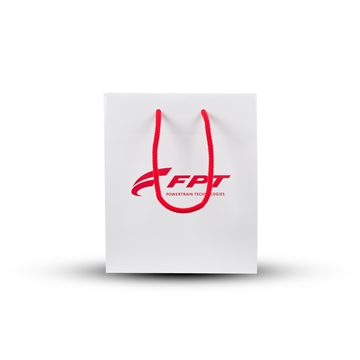 Picture of White small paper shopper
