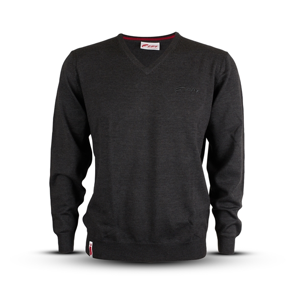 Bild von Herrenpullover mit V-Ausschnitt