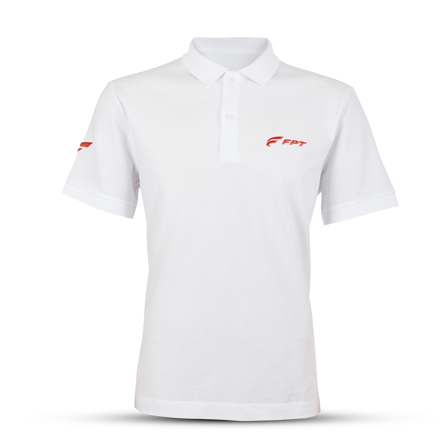 FPT Industrial. Polo bianca uomo